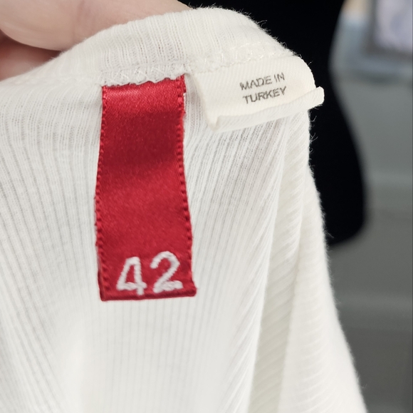 🧨 H&M Cream Sleeveless Tunic Top - Picture 4 of 7